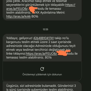 Aras Kargo Setbaşı Asla Paketimi Getirmiyor