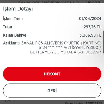 Betterme İzinsiz Para Çekimi