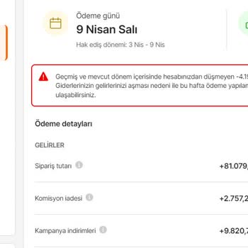 Hepsiburada İşOrtağım Hepsiburada Satıcı Hak Ediş Sorunu - Acil