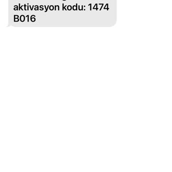 Bilgim Dışında Gratis Kart Geçici Aktivasyon Kodu Telefonuma Geldi