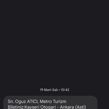 Metro Turizm Sebepsiz Yere Sefer İptali