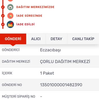 Kargomsende Ürünümü Kaybetti. Ücret İadem Yapılmadı
