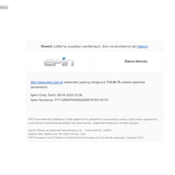 Epin.com.tr Parayı Almasına Rağmen Elmas Kodunu Vermiyor