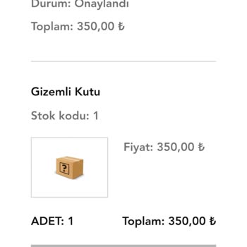 Sakaoğlu Store Ürünümü Yollamadı. Maile Cevap Vermiyor