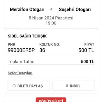 Obilet Açık Bilet İptali