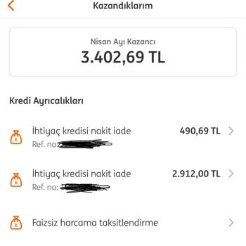 ING Turuncu Ekstra Kredi Geri İade Alamadım