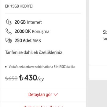 Vodafone Paketleri Çok Pahalı