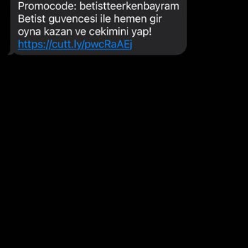 Betist Hesap Silme Ve SMS Gönderimi Şikayeti