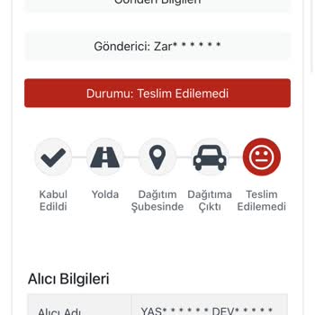 Kargoist Bağcılar Şube Kargoyu Getirmeme