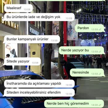 İade Kabul Etmeyen Firma @hazaaofficial