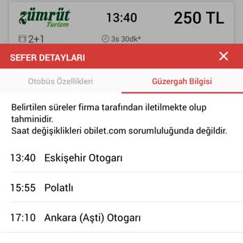 Zümrüt Turizm Seyahat Geç Gelmesi