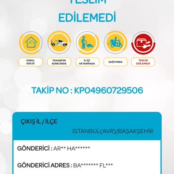 PTT Kargo Evde Yok Sorunu