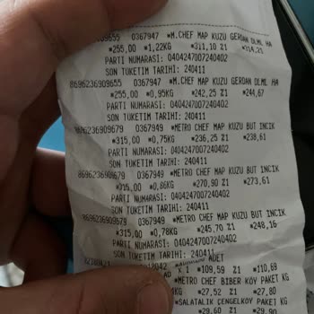 Metro Market Den Aldığım İnciğin Bozuk Çıkması