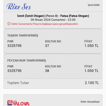 Obilet Bayram Öncesi İletişim Sıkıntısı Ve İptal Edilen Bilet Mağduriyeti