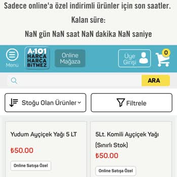 A101 Niçin Bu Ve Benzeri Sitelerle İlgili Önlem Almıyor