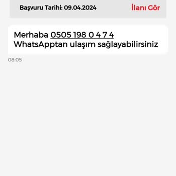 İşin Olsun Adasan İnşaat Adlı Firmadan Müstehcen Birlikte Olma Teklifi