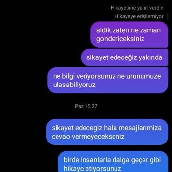 Charmé Butik Geciken Sipariş Ve İletişim Sorunları