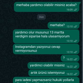 Charmé Butik Geciken Sipariş Ve İletişim Sorunları