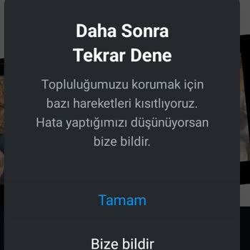 Instagram'da Sebepsiz Yere Beğeni Engeli Yedim Kalkmıyor