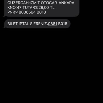 Efetur Bilet İptal