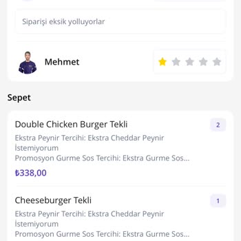 Doyuyo! Getir Yemek'in Eksik Teslimatı