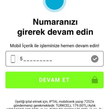 Mobil İçerik Üyeliği İptal Etmek İstiyorum Faturamdan Her Ay 179 TL Para Çekiliyor