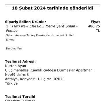 Amazon Tasma Kopmak Üzere