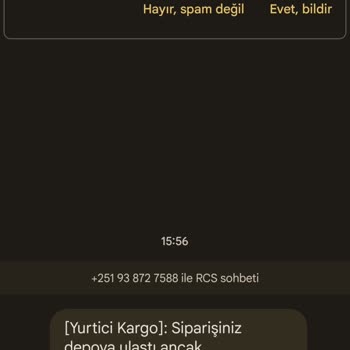 Finans Kuruluşları Adıyla Dolandırıcılık Yurtiçi Kargo Adres Güncelle Mesajı Spam?