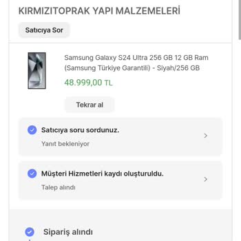 Hepsiburada Almış Olduğum Samsung Galaxy S4 Ultra Ürününü Göndermedi.