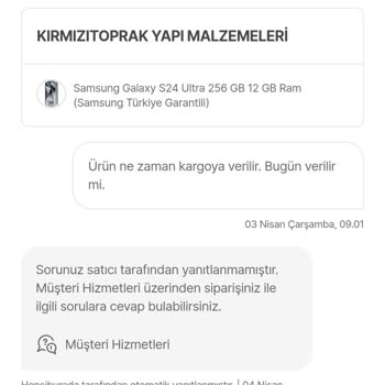Hepsiburada Almış Olduğum Samsung Galaxy S4 Ultra Ürününü Göndermedi.