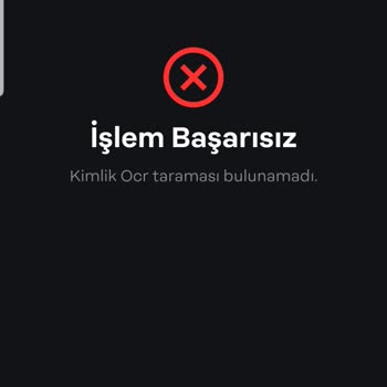 Papara Kimlik Hologramı Okumada Hata Veriyor