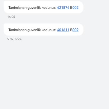 GO Yakıttan Gelen Tanımlanan Kodunuz Mesajı