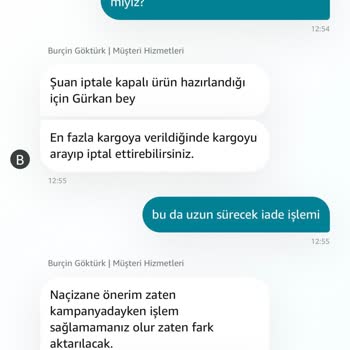 Amazon Müşteri Hizmetlerinin Yanlış Bilgilendirilmesi