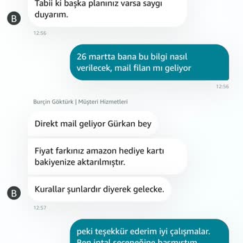 Amazon Müşteri Hizmetlerinin Yanlış Bilgilendirilmesi