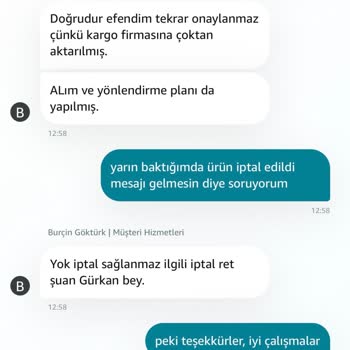 Amazon Müşteri Hizmetlerinin Yanlış Bilgilendirilmesi