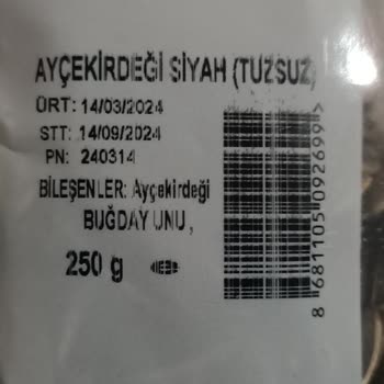 Mopaş Hipermarket Emsal Marka Ayçekirdeği Paketinin 3te 1 İ Boş Kabukla Dolu.