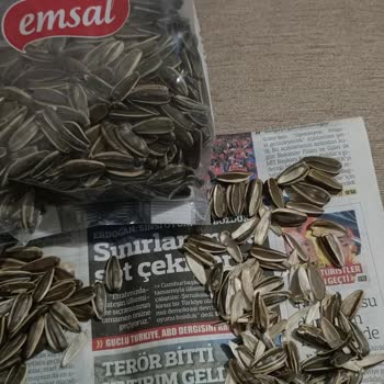 Mopaş Hipermarket Emsal Marka Ayçekirdeği Paketinin 3te 1 İ Boş Kabukla Dolu.