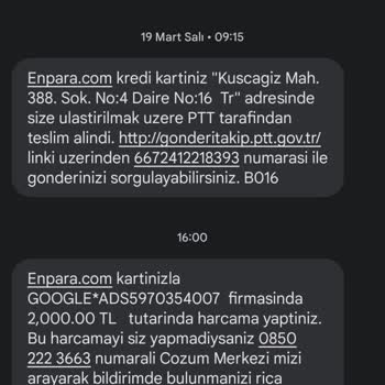 Enpara Banka Hesabımdan İzinsiz Para Çekildi