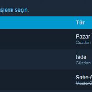 Steam Habersiz Satın Alım