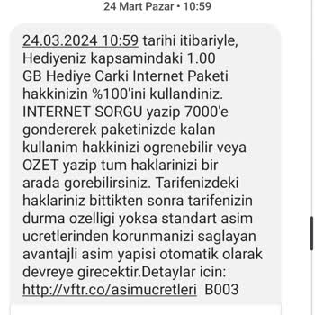 Vodafone Haksız Kazanç Çözüme Ulaşmasını Bekliyorum