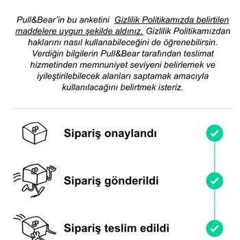 Pull and Bear Bilgim Dışında İade Başlatılmış