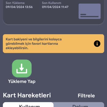 Kentkart Hesabımda Görünmüyor