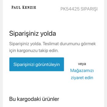Paul Kenzie Siparişimden Haber Alamıyorum