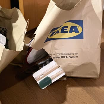 IKEA Taşıma Torbaları Kalitesiz, Aldığım Ürünler Kırıldı