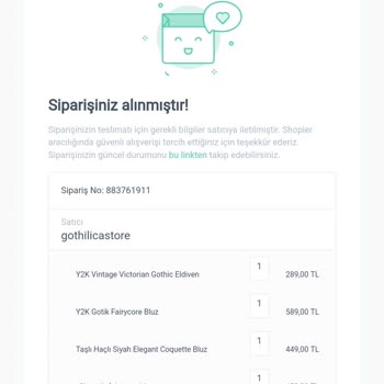 Shopier Sipariş Takibi Yapamıyorum.