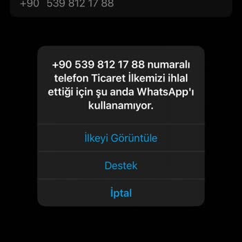 WhatsApp Ticari Kural İhlali