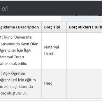 İstanbul Üniversitesi AUZEF Kayıt Param Alındı Dersim Yok
