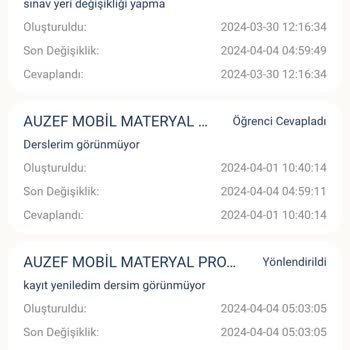 İstanbul Üniversitesi AUZEF Kayıt Param Alındı Dersim Yok