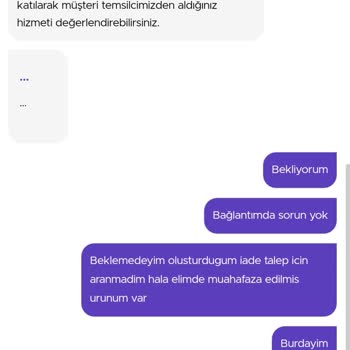 GetirYemek Kusurlu Ürün Ve İade Sorunu