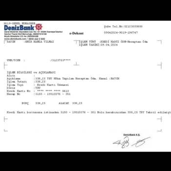 Denizbank Kredi Gecikme Tahsilatı Diye Hesabımdaki Paraya Çöküyor